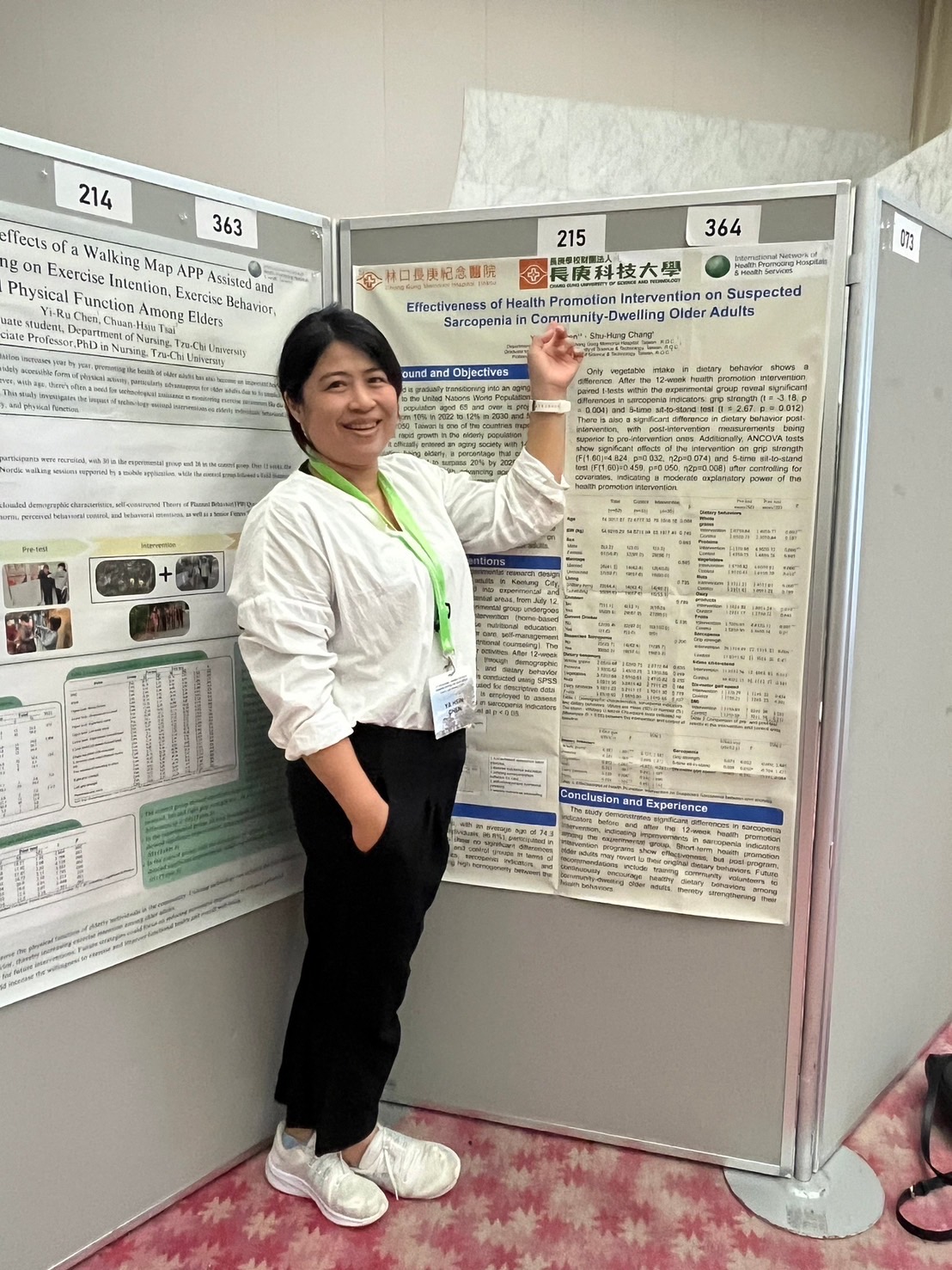 陳O欣同學論文海報投稿30th International conference on Health-Promoting Hospitals  and Health Services獲邀發表